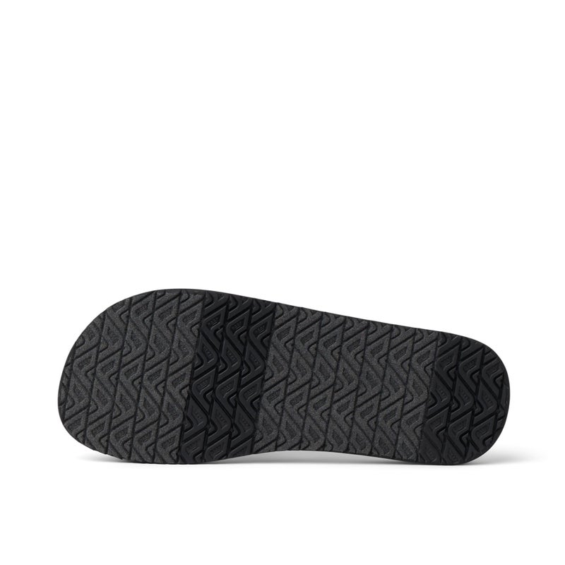 Reef Sandy Womens Beach Flip Flop, Soft Woven Strap Made From 100% Recycled PET, Black/Black, 9 - Image 3